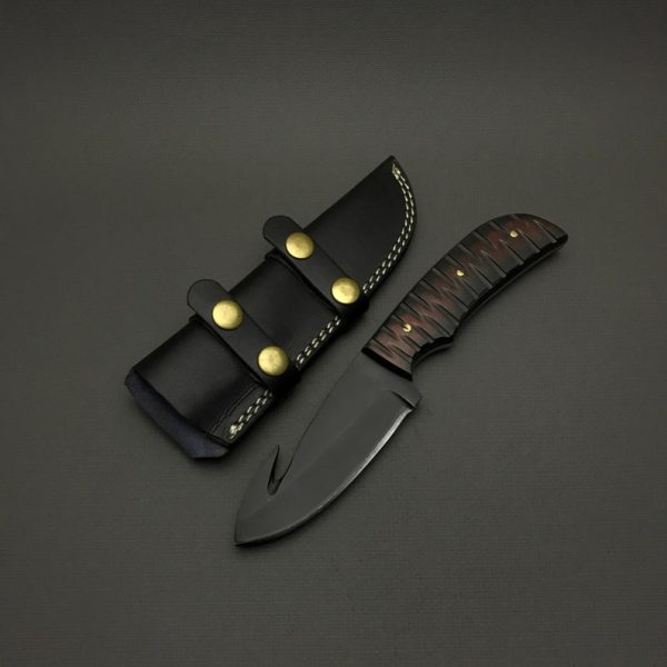 best handforged custom made gut hook hunting knife